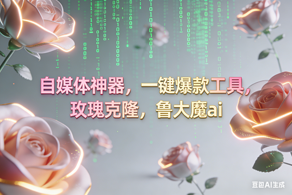 （16965期）ai鲁大魔，自媒体必备的软件，玫瑰克隆神器，一键爆款，详细教程-来友网创