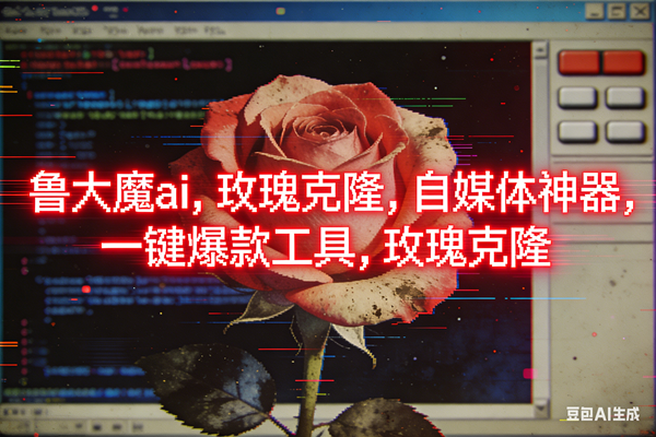 （16971期）ai鲁大魔，自媒体必备的软件，玫瑰克隆神器，一键爆款，详细教程-来友网创