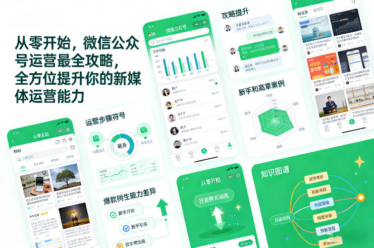 从零开始，微信公众号运营最全攻略，全方位提升你的新媒体运营能力-来友网创