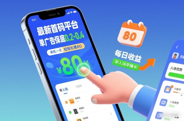 最新首码平台，单广告保底0.2-0.4，单机一天轻松撸80，早入场早賺米【揭秘】-来友网创