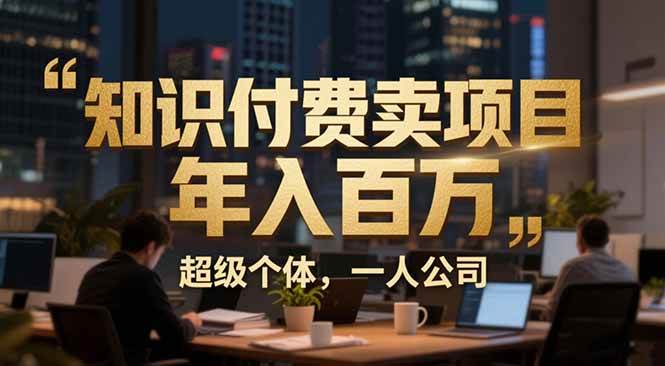 （17134期）从0到年入百万：超级个体实战心得公开，个人IP×精准引流×成交系统全拆解-来友网创