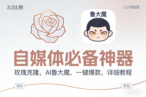 （17170期）玫瑰克隆神器，ai鲁大魔，自媒体必备工具，一键爆款神器，详细教程。-来友网创