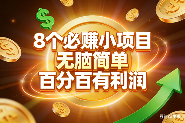 （17178期）10个必赚小项目，无脑简单，百分百有利润，副业首选，日入200+-来友网创