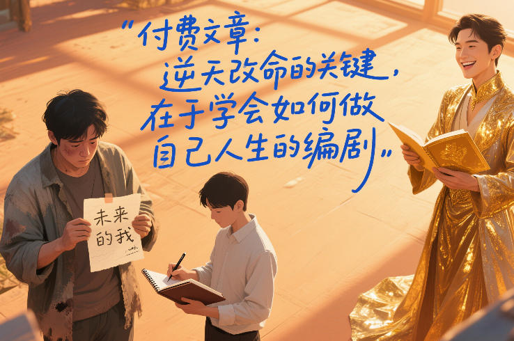 付费文章：逆天改命的关键，在于学会如何做自己人生的编剧-来友网创