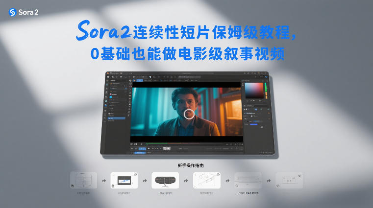 Sora2连续性短片保姆级教程，0基础也能做电影级叙事视频-来友网创