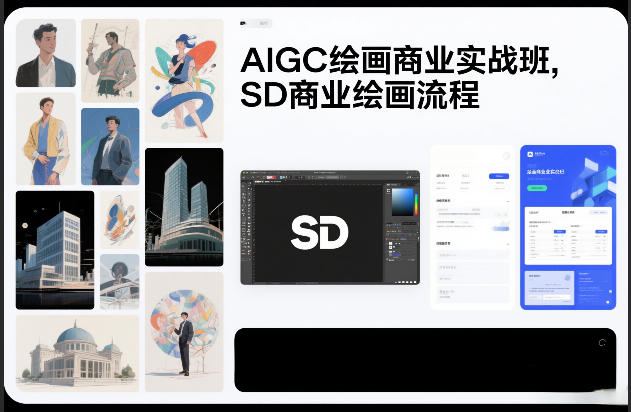 AIGC绘画商业实战班，SD商业绘画流程-来友网创