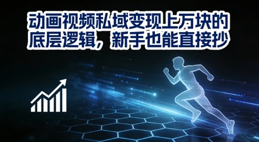 动画视频私域变现上W的底层逻辑，新手也能直接抄-来友网创