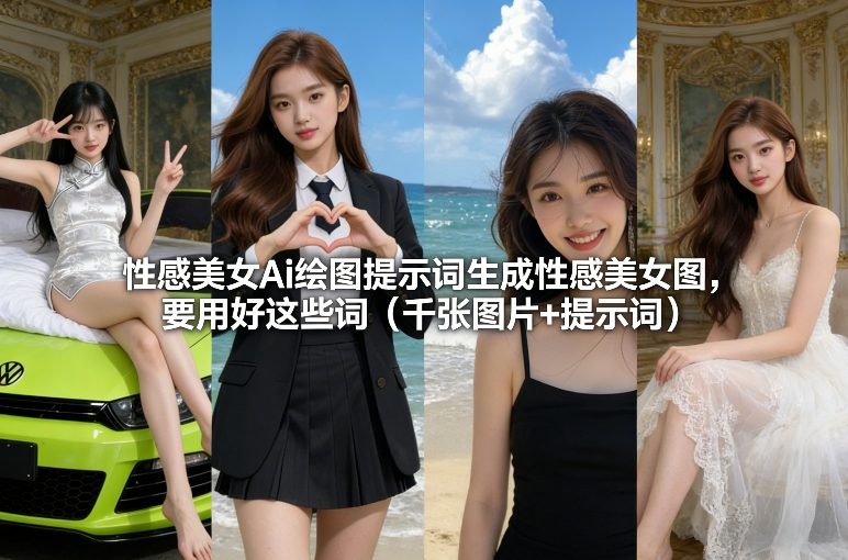 性感美女Ai绘图提示词生成性感美女图，要用好这些词（千张图片+提示词）-来友网创