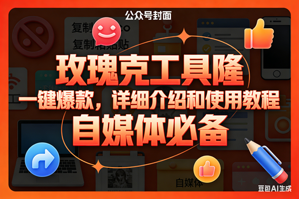 （17297期）玫瑰克隆工具，ai鲁大魔，自媒体必备神器，一键爆款神器，详细教程。-来友网创