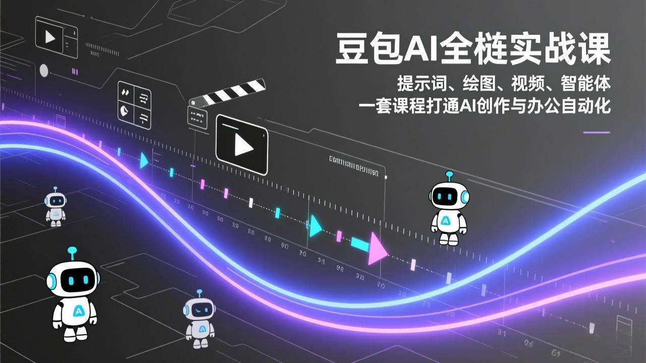 （17385期）豆包AI全栈实战课：提示词、绘图、视频、智能体，一套课程打通AI创作与办公自动化-来友网创