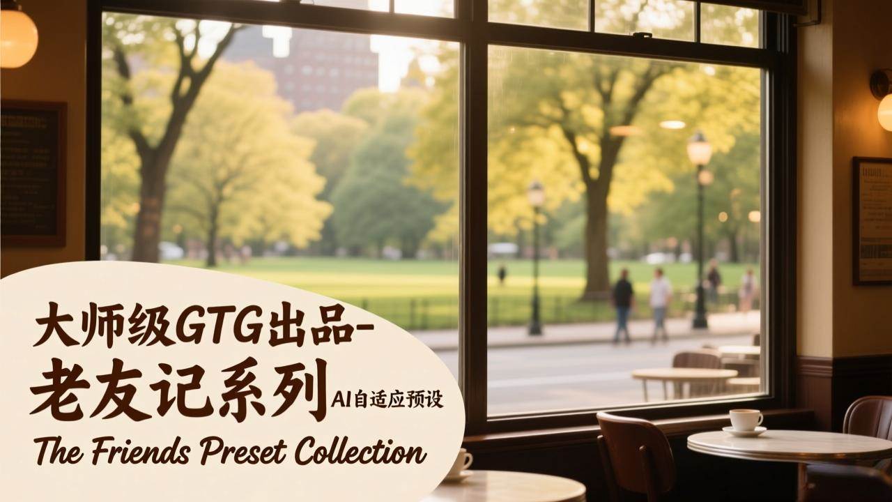 （17403期）大师级GTG出品-老友记系列AI自适应预设The Friends Preset Collection-来友网创