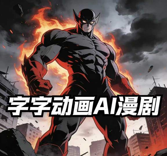 字字动画AI漫剧2026年第1期系统课程，小白看完就能学会实操的漫剧课，单人月收1-3W-来友网创