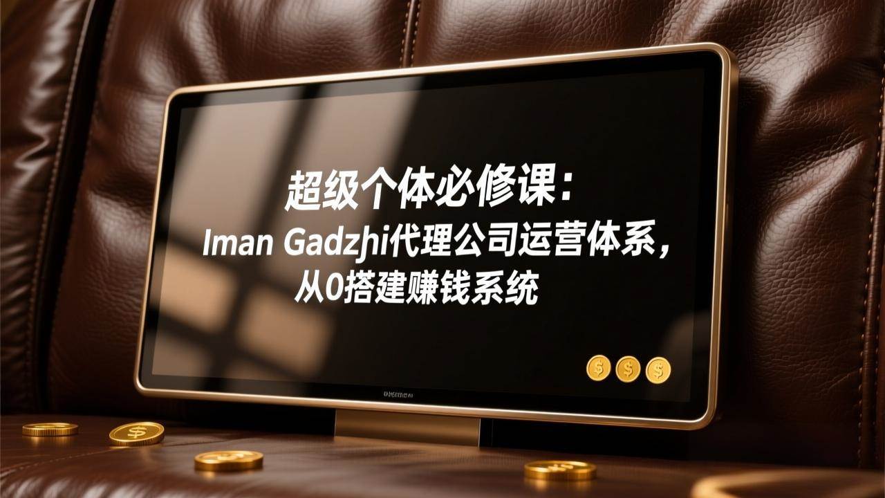 （17525期）超级个体必修课：Iman Gadzhi代理公司运营体系，从0搭建赚钱系统-来友网创