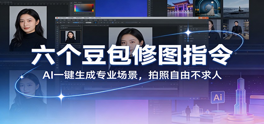 六个豆包修图指令：AI 一键生成专业场景，拍照自由不求人-来友网创