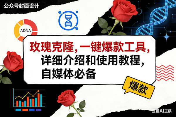 （17557期）玫瑰克隆工具，ai鲁大魔，自媒体必备神器，一键爆款神器，详细教程。-来友网创