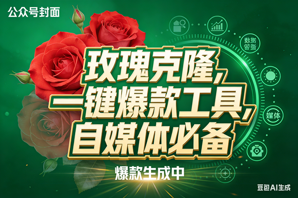 （17813期）玫瑰克隆，ai鲁大魔工具，自媒体必备神器，一键爆款，详细教程。-来友网创