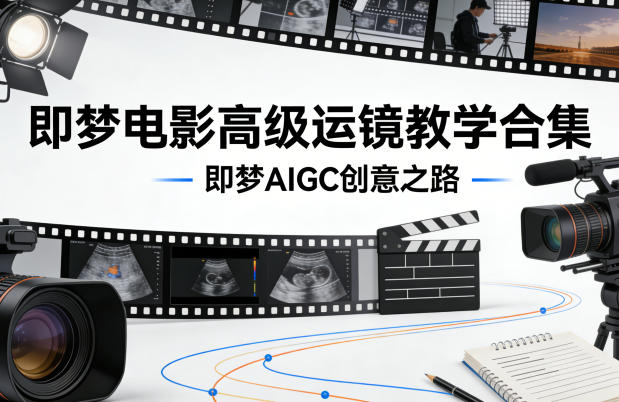 即梦电影高级运镜教学合集，即梦AIGC创意之路-来友网创