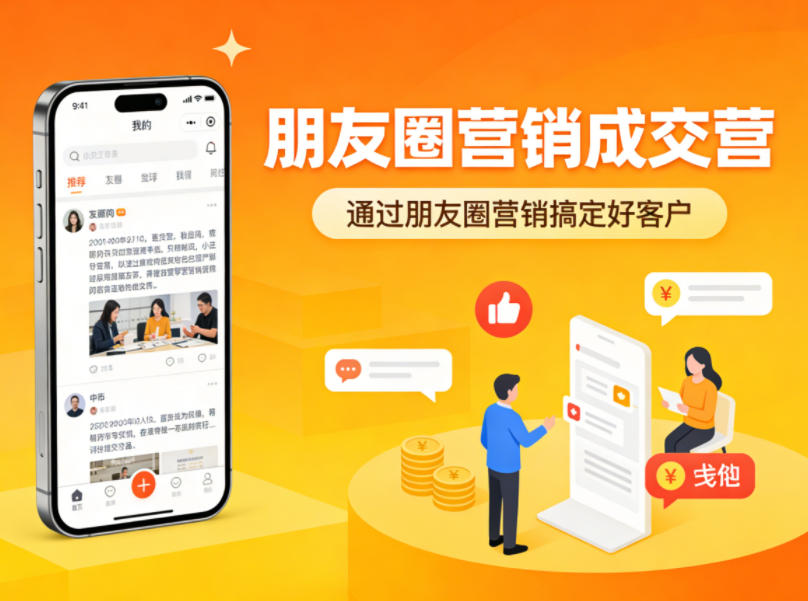 朋友圈营销成交营，通过朋友圈营销来搞定好客户-来友网创