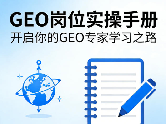 GEO岗位实操手册，开启你的GE0专家学习之路-来友网创