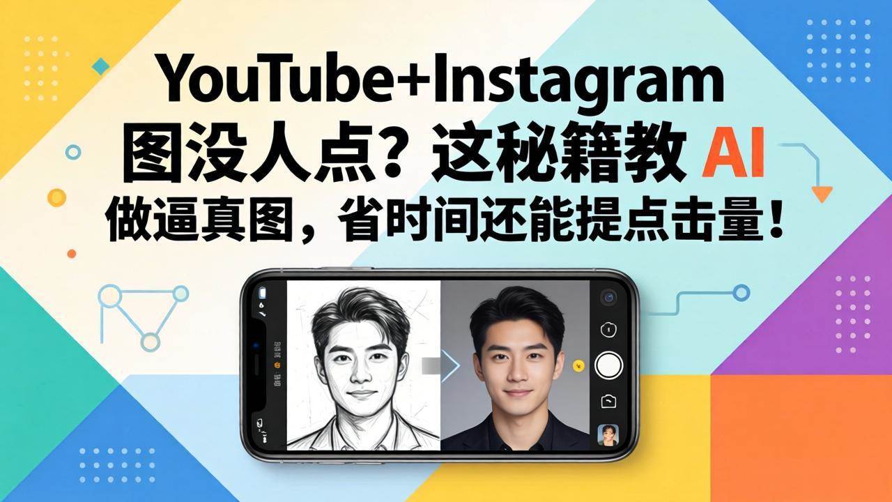 （17911期）YouTube+Instagram 图没人点？这秘籍教 AI 做逼真图，省时间还能提点击量-来友网创