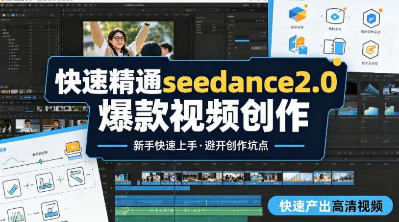 快速精通seedance2.0爆款视频创作，快速产出高清视频，避开大量创作坑点，新手也能快速上手-来友网创