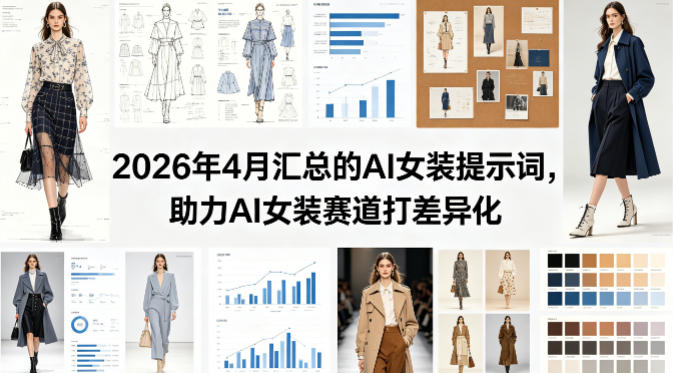 2026年4月汇总的AI女装提示词，助力AI女装赛道打差异化-来友网创