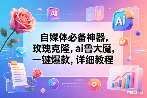 （18273期）玫瑰克隆神器，一键爆款工具，自媒体必备，60多个功能的教程-来友网创