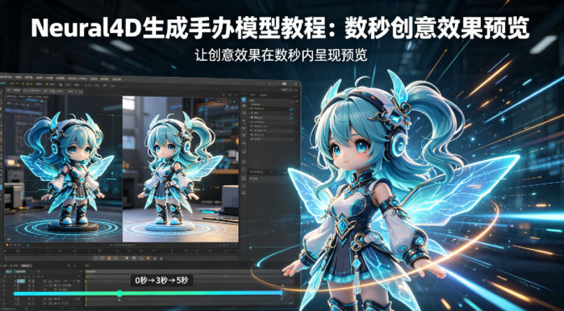Neural4D生成手办模型教程，让创意效果在数秒内呈现预览-来友网创