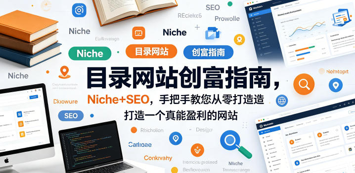 目录网站创富指南，Niche+SEO，手把手教您从零打造打造一个真能盈利的网站【原创双语字幕】-来友网创