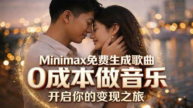 （18401期）Minimax免费生成歌曲实测！0成本做音乐，说唱流行Lofi一键生成-来友网创