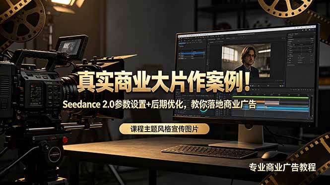 （18484期）真实商业大片作案例！Seedance 2.0参数设置+后期优化，教你落地商业广告-来友网创