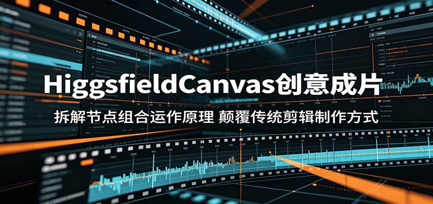 HiggsfieldCanvas创意成片：拆解节点组合运作原理，颠覆传统剪辑制作方式-来友网创
