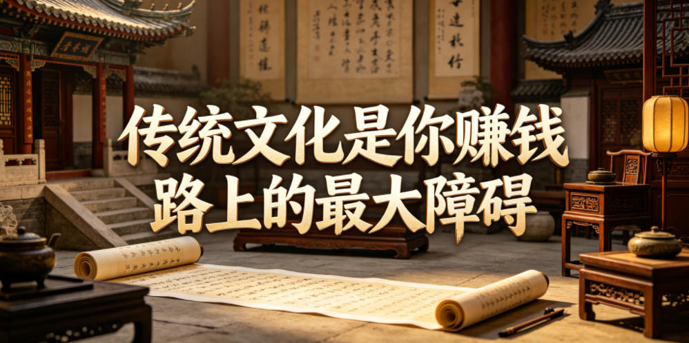付费文章：传统文化是你賺钱路上的最大障碍-来友网创