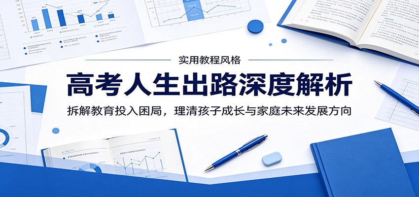 高考人生出路深度解析：拆解教育投入困局，理清孩子成长与家庭未来发展方向-来友网创