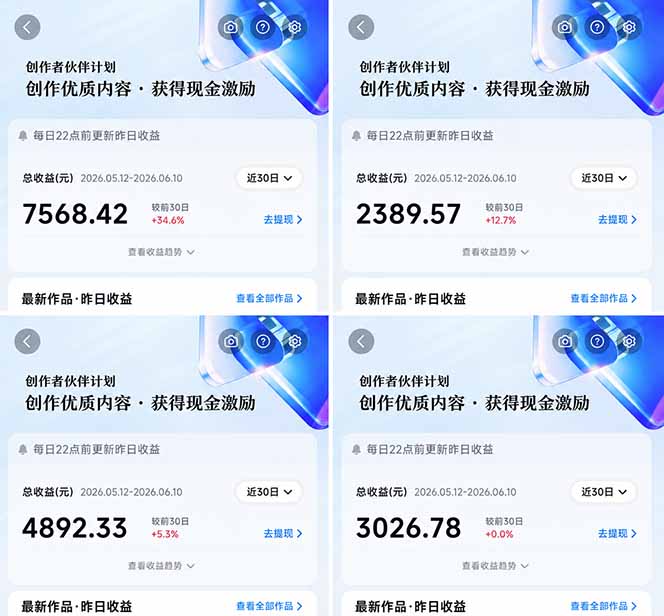 图片[2]-抖音伙伴计划最新暴利玩法，不用找素材和剪辑，10分钟出一条原创视频，轻松日入三位数-来友网创