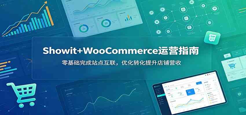 Showit+WooCommerce运营指南：零基础完成站点互联，优化转化提升店铺营收-来友网创