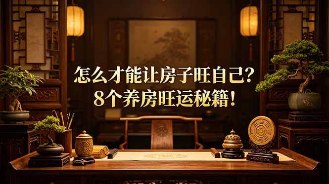 （19023期）付费文章：怎么才能让房子旺自己？8个养房旺运秘籍！-来友网创