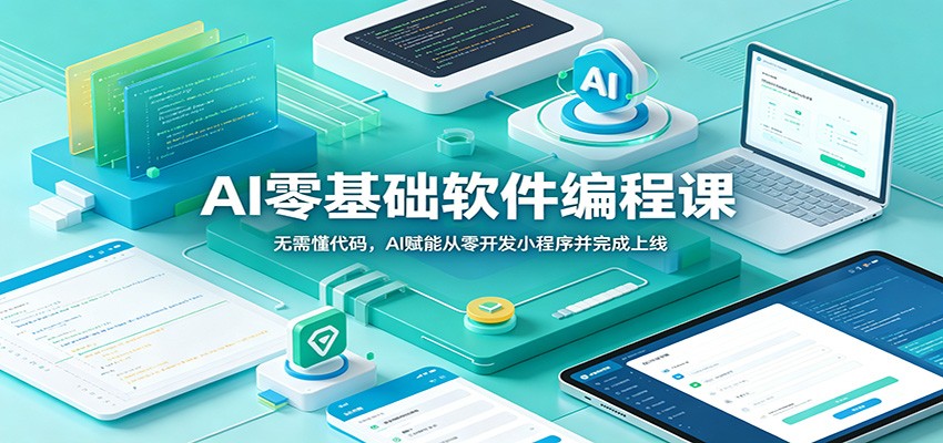 AI零基础软件编程课：无需懂代码，AI赋能从零开发小程序并完成上线-来友网创