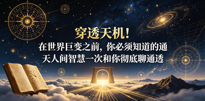 付费文章：穿透天机！在世界巨变之前，你必须知道的通天人间智慧一次和你彻底聊通透-来友网创