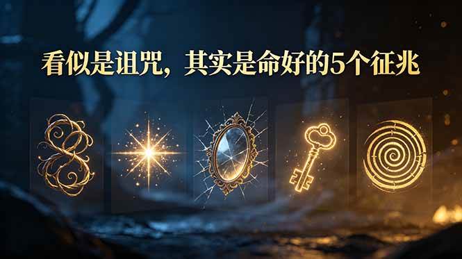 （19089期）付费文章：看似是诅咒，其实是命好的5个征兆-来友网创
