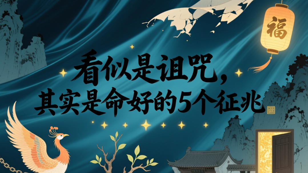 付费文章：看似是诅咒，其实是命好的5个征兆-来友网创