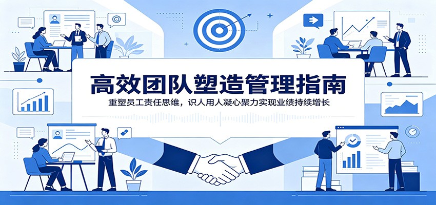 高效团队塑造管理指南：重塑员工责任思维，识人用人凝心聚力实现业绩持续增长-来友网创