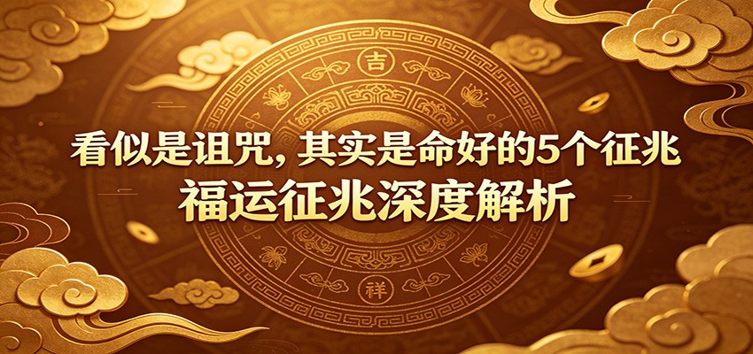 付费文章：《看似是诅咒，其实是命好的5个征兆》福运征兆深度解析-来友网创