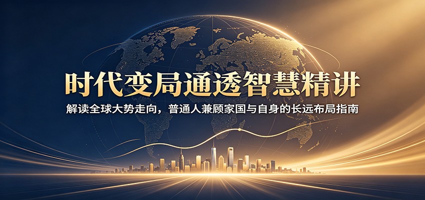 时代变局通透智慧精讲：解读全球大势走向，普通人兼顾家国与自身的长远布局指南-来友网创