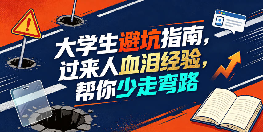 某公众号付费文章：大学生避坑指南，过来人血泪经验，帮你少走弯路-来友网创