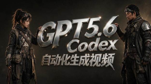 （19393期）GPT5.6+Codex自动化视频生成：提示词设计×角色设定×封面海报×工作流思路，高效产出AI视频-来友网创