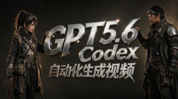 GPT5.6+Codex自动化生成视频全流程实战，从提示词设计、角色设定、封面海报，到视频生成思路与自动化工作流-来友网创