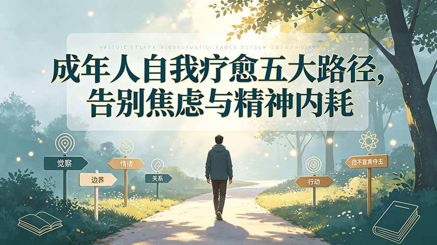 （19516期）付费文章：成年人自我疗愈五大路径，告别焦虑与精神内耗-来友网创