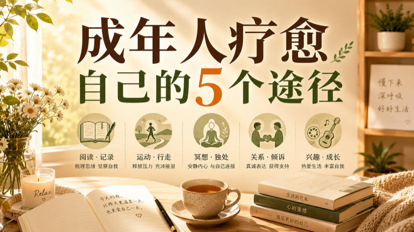 付费文章：成年人疗愈自己的5个途径-来友网创
