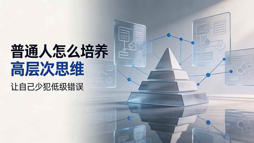 （19637期）付费文章：普通人怎么培养高层次思维，让自己少犯低级错误-来友网创
